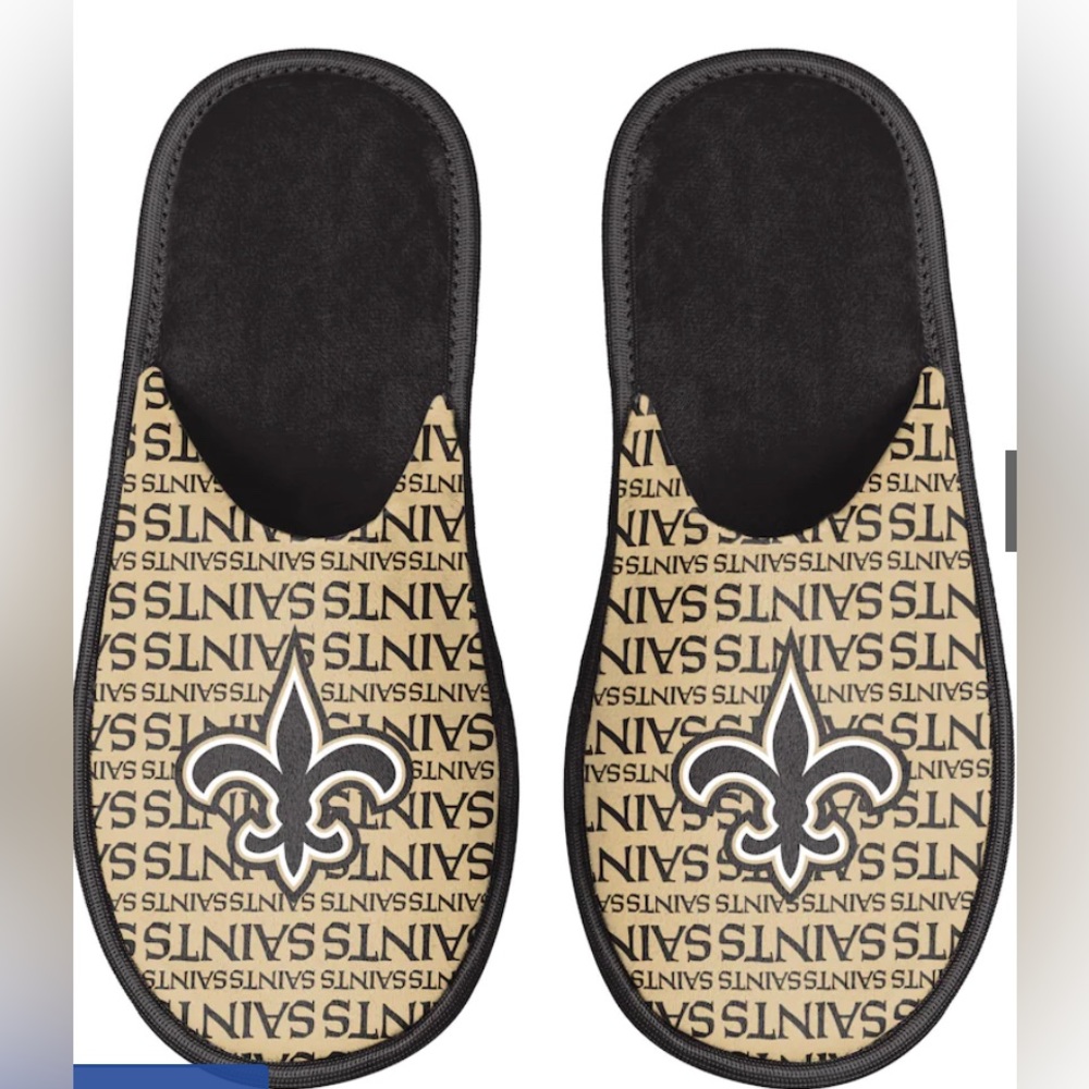 Still in the package! Saints NFL slippers